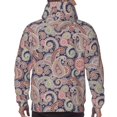 thumbnail image 5 of Hoodies for Men - Indian Paisley Pattern Long Sleeve Comfrt Men'S Fashion Hoodies & Sweatshirts, Sweatshirts for Men Hoodies Pullover Clothing Clothes with Pouch, 5 of 7