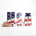 thumbnail image 2 of Dsscvnef Independence Day Tabletop Decoration Tray Decorative Letter Ornaments, 2 of 3