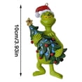 thumbnail image 3 of Grinch Christmas Decorations Grinch Decor the Grinch Stole Christmas Resin Pendant Christmas Tree Decoration, 1PC Christmas Tree Resin Pendant, Christmas Party Supplies, 3 of 8