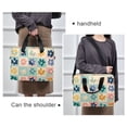 thumbnail image 6 of FORMRS 16" Laptop Bag Carrying Sleeve Case with Handle Travel Shoulder Briefcase, Green Floral, 6 of 8