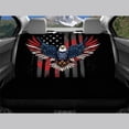 thumbnail image 3 of FUIALDOLG Eagle American Flag Print, Easy to Care Rear Bench Seat Cover 2pcs Waterproof Non-Slip Car Seat Covers for Car Interior Travel, 3 of 7