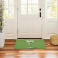 thumbnail image 3 of Yayeee Doormat for Indoor Entrance 32" x 20" Non Slippery Floor Rug, Green Martini Glass, 3 of 8