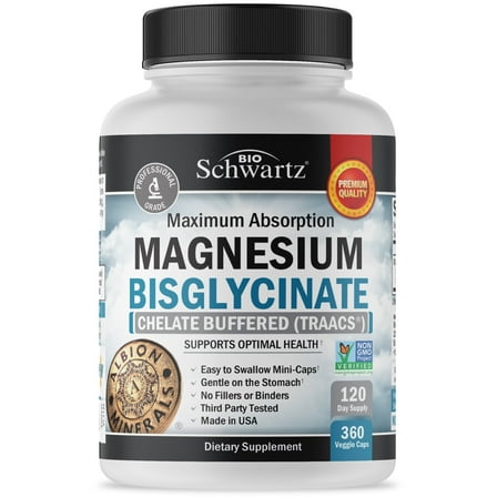 BioSchwartz TRAACS Magnesium Bisglycinate Mini-Capsules - 360 Ct