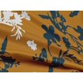 thumbnail image 4 of oneOone Rayon Orange Fabric Florals Sewing Craft Projects Fabric Prints By Yard 56 Inch Wide, 4 of 4