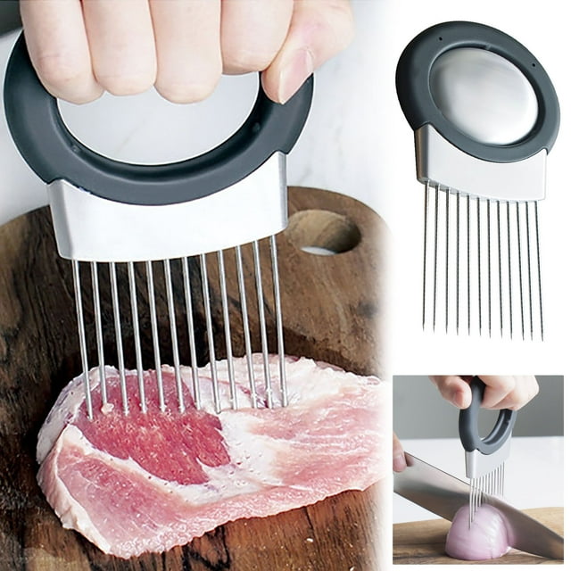 Stainless Steel Fork With Tender Meat Needle Potato Insertion Needle Melon And Fruit Slicing Auxiliary Tool Hand