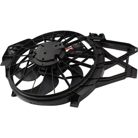 Radiator Fan Assembly - Compatible with 1999 - 2004 Ford Mustang Base RWD 2000 2001 2002 2003