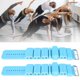 thumbnail image 5 of 2 uds pulsera con soporte de peso para Yoga entrenamiento ajustable pulsera Unisex ejercicio de brazos Sportlight azul, 5 of 8