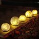 thumbnail image 5 of Luz solar para jardín: luces de bola de cristal agrietadas. Luces solares decorativas para jardín al aire libre. Luces solares de pasarela. Para jardín, patio, Lawm, decoración de fiesta al aire libre Zhivalor WMZY-1162-1, 5 of 7