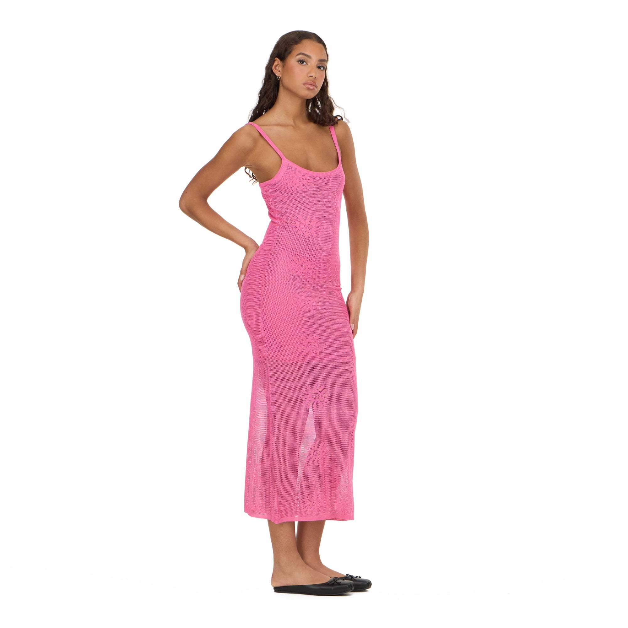 Forever 21 Women's Crochet Maxi Dress