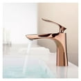 thumbnail image 3 of Bathroom Basin Faucets Gold Sink Mixer Tap Hot Cold Single Handle Deck Mounted Lavatory Crane Water Tap Rose Gold/Black ,Effortless Installation, 3 of 7