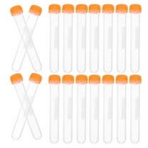 IBASETOY Plastic Containers With Lids Small Containers With Lid Orange 20Pcs