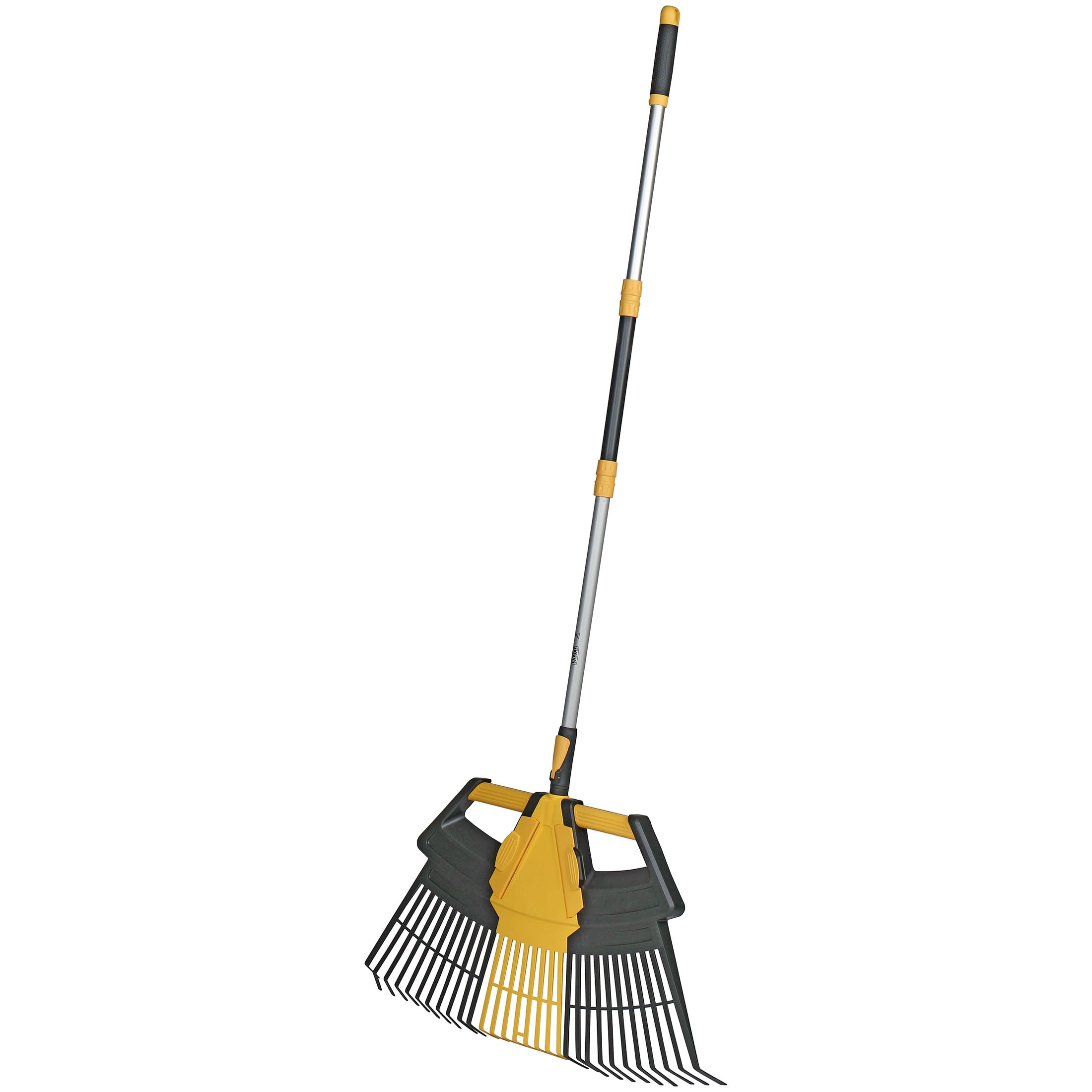 Expert Gardener 3-in-1 Leaf Rake, Functions as 30in Leaf Rake, 7in Shrub Rake or Leaf Scoops