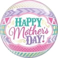 thumbnail image 1 of Happy Mother's Day Bubble Balloon, 22 Inch Plastic Stretchy Wrinkle Free Party Decoration, 1 of 2