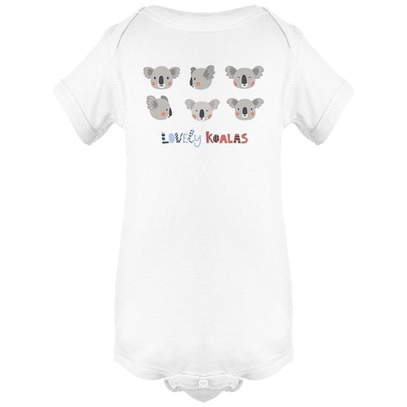Lovely Koalas Set Bodysuit Infant -Image by Shutterstock,  6 Months