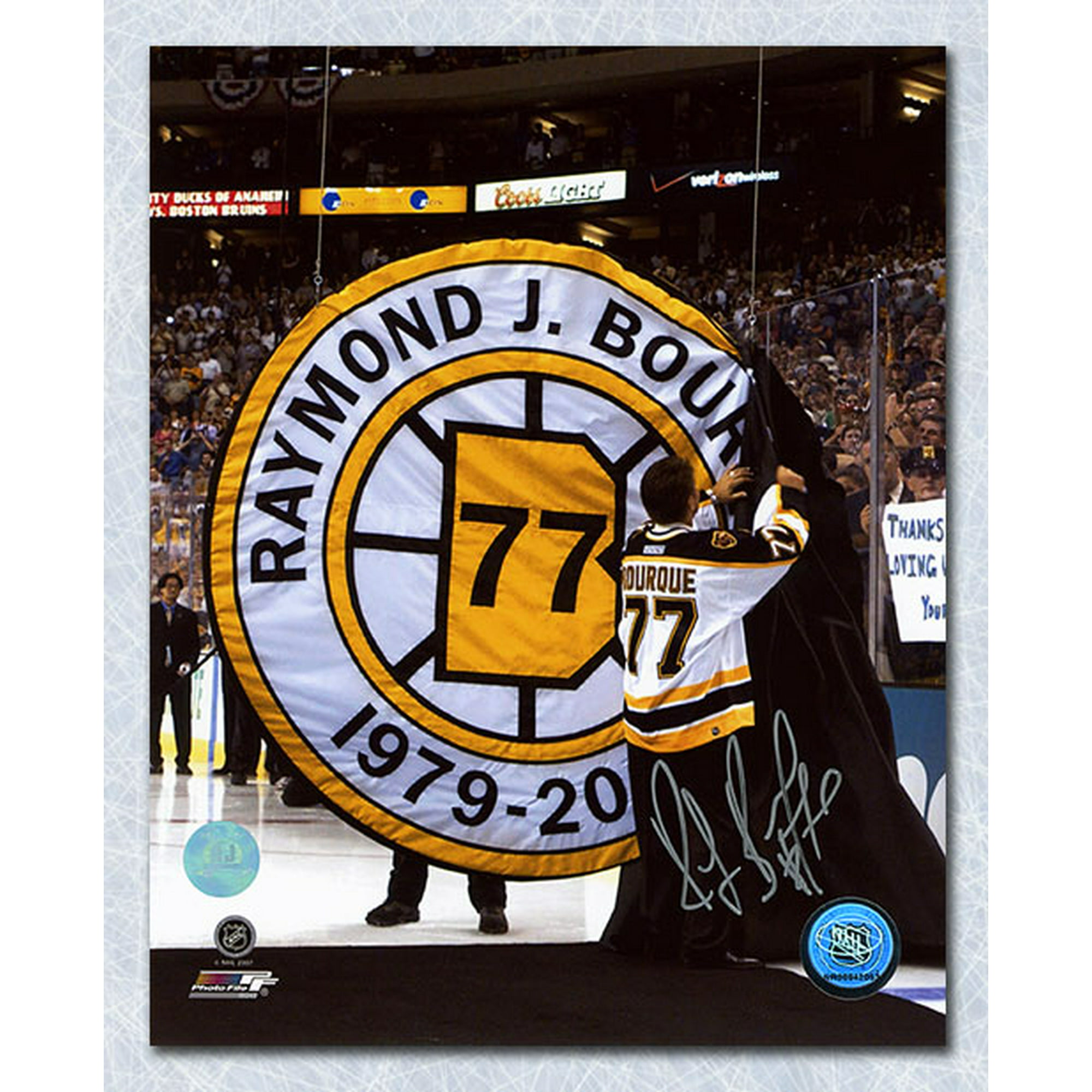 Bruins retire Ray Bourque's No. 77