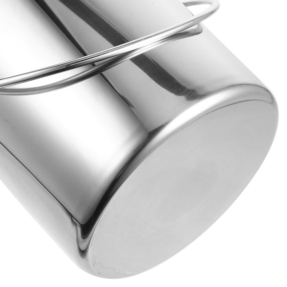 Toyvian Outdoor Stainless Steel Sealed Bucket with Airtight Lid and Handle for Camping and Storage