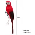 thumbnail image 2 of PENGXIANG Foam Feather Artificial Parrot Imitation Bird Model Home Ornament (Green), 2 of 8