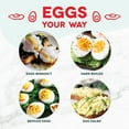 thumbnail image 7 of Dash 3-in-1 Premium Rapid Egg Cooker, 7 Egg Capacity, with Removable Trays, for Hard Boiled Eggs, Poached Eggs and Omelets, Dishwasher Safe, Aqua, 7 of 7