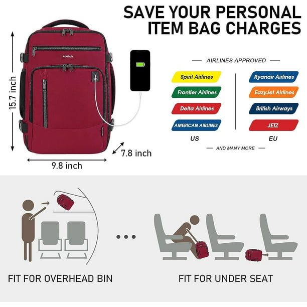 British airways clearance personal item backpack