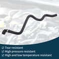 thumbnail image 5 of Unique Bargains Radiator Hose Heater Hose Radiator Outlet Hose Pipe No.17127646896 for BMW Mini Clubman 2014-2024 Rubber Coolant Pipe Black 1 Pc, 5 of 6