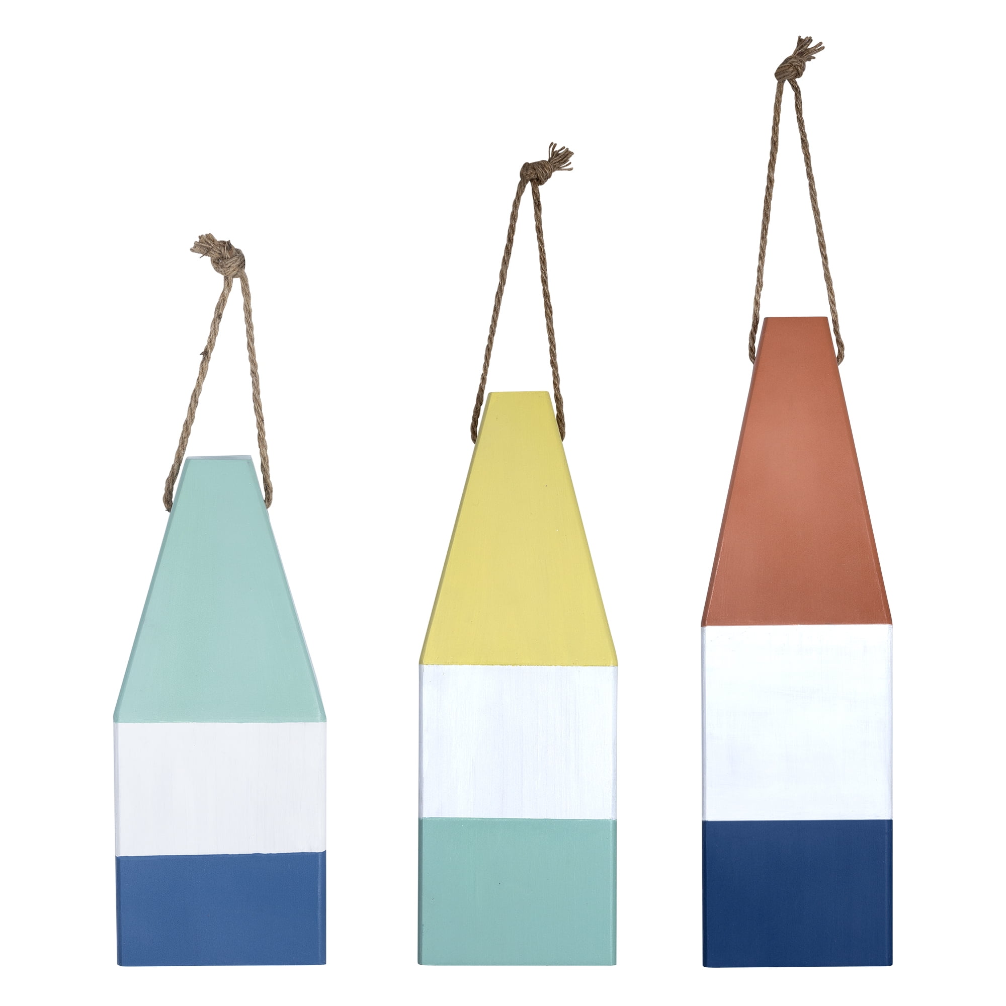 Stratton Home Decor Coastal Set of 3 Lobster Buoy Tabletop Decor -  Walmart.com