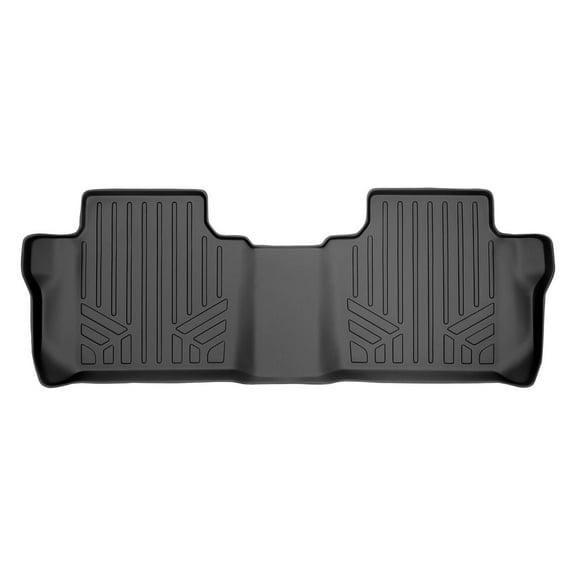 SMARTLINER All Weather Custom Fit Floor Mats 2nd Row Liner Black Compatible With 2019-2024 Chevrolet Blazer