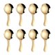 thumbnail image 1 of 8 Uds cucharas de acero inoxidable con mango corto cucharas para sopa cuchara para condimentos cuchara para postre cucharas para té y café, 1 of 5