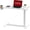 White, variant on Small Standing Desk Pneumatic Height Adjustable Sit Stand Laptop Desk Overbed Table Computer Cart for Home Office Workstations (23.6" W x 13.8" D, White)