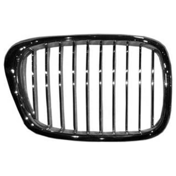 KAI New Standard Replacement Passenger Side Grille, Fits 2001-2003 BMW 5 Series