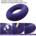 thumbnail image 5 of Tutuviw Inflatable Seat Cushion Pad, Office Chair Seat Cushion Back Pain Relief Pad with Pump-Purple, 5 of 7