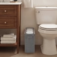 thumbnail image 5 of Toilet Paper Storage Basket, Bathroom Tissue Organizer Holds 12 Regular or 9 Mega Rolls, Slim RV-Friendly, Gray, 5 of 6