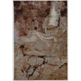 thumbnail image 1 of Linon Emporium Cavern Power Loomed Polypropylene 8'x11' Rug in Gold, 1 of 4