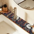 thumbnail image 2 of Yayeee Faucet Mat for Kitchen Sink 30" Diatomite Long Splash Guard Pad, Brown Abstract Eagle, 2 of 7