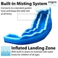 thumbnail image 4 of TentandTable Commercial Inflatable Water Slide, Blue Marble Wave Curved with Blower, 17 ft, 4 of 9