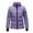 #1 Purple, variant on Lightweight Down Coat for Women Winter Warm Hooded Puffer Jackets Plus Size Zip Up Long Sleeve Thermal Outerwear