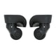 thumbnail image 4 of Ruedas de equipaje de reemplazo de 2 piezas Viaje Tronters Silent Universal Universal Smooth Wear Black Trolley Ruedas de reparación Partes de S, 4 of 8