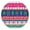 451, variant on Boho Round Tablecloth with Waterproof Oxford Material, Elastic Hem Fits 45–52", Great for Apartments, Parties, and Daily Use