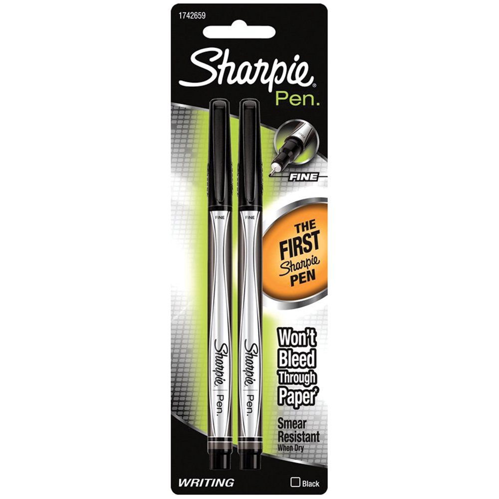 Sharpie® Fine Pen Set of 2, Black