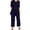 NY1, variant on OOOUM Women 3 Piece Outfit Open Front 3/4 Sleeve Cardigan Sleeveless Tank Top Elastic Waist Wide Leg Pants Casual Lounge Suit Set GN2 L