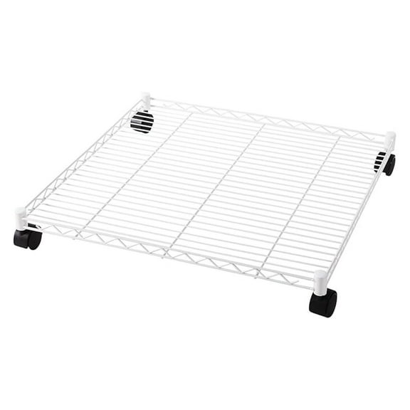 Suprima Rolling Underbed Square Shelf - White