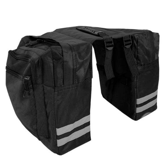 Yeacher Bicycle Rear Seat Bag Cycling Bike Rack Double Pannier Bag Grocery Storage Carrier Bag Pack