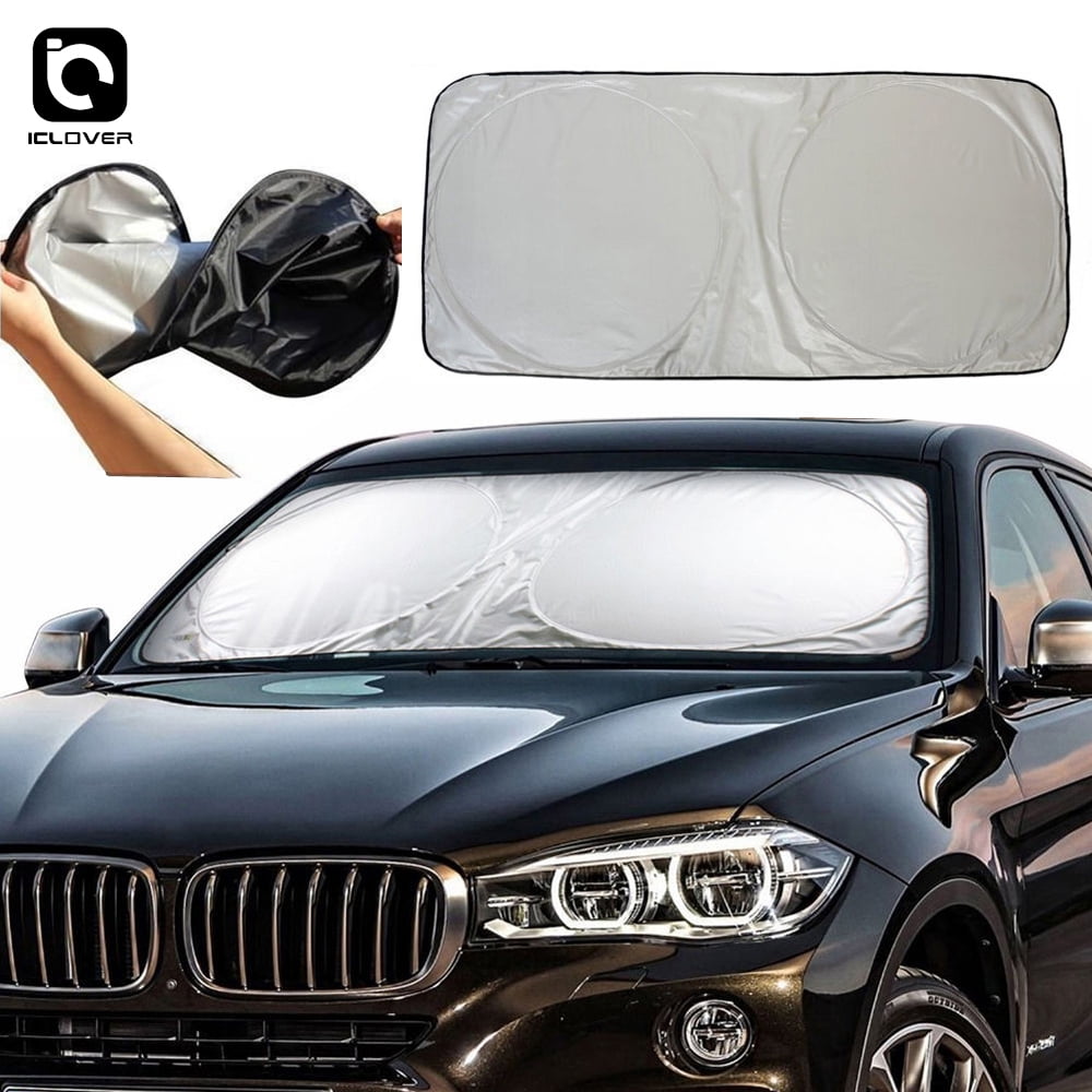 IClover Car Window Shade Sunshade JumboShields Vehicle From Pop Up Style UV Protector
