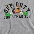 thumbnail image 2 of Off Duty Christmas Elf Unisex Adult Pull-Over Hoodie, 2 of 5