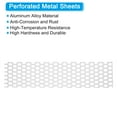 thumbnail image 3 of Uxcell 3.94" L x 11.81" W Perforated Metal Sheets, 4pcs 20Ga 3/8" Hole Aluminum Alloy, 3 of 6