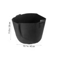 thumbnail image 3 of Nestingho Bolsa Para Plantar Aireación Con Tela No Tejida Color Negro Para Crecimiento Saludable De Raíces, 3 of 6