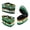 Clover and Skull Pattern, variant on Irons Organizer Bag Striped Shamrock Design Travel Case Zipper Closure, Case Only