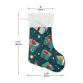 thumbnail image 2 of Ryvnso Christmas Stockings Christmas Gifts and Stars 17.7" Large Stocking Decoration 1 Pack, 2 of 7