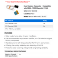 thumbnail image 2 of Door Harness Connector - Compatible with 1995 - 1999 Chevrolet C1500 - AC Delco, 2 of 2