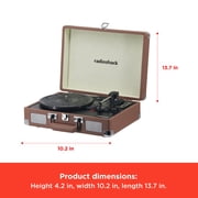 RadioShack Portable Suitcase Turntable with Bluetooth