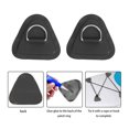 thumbnail image 4 of Surfboard D Ring Patch, Rust Resistant Stainless Steel D Ring Patch Sturdy  for Inflatable Boat Black,Red,Gray,White, 4 of 7